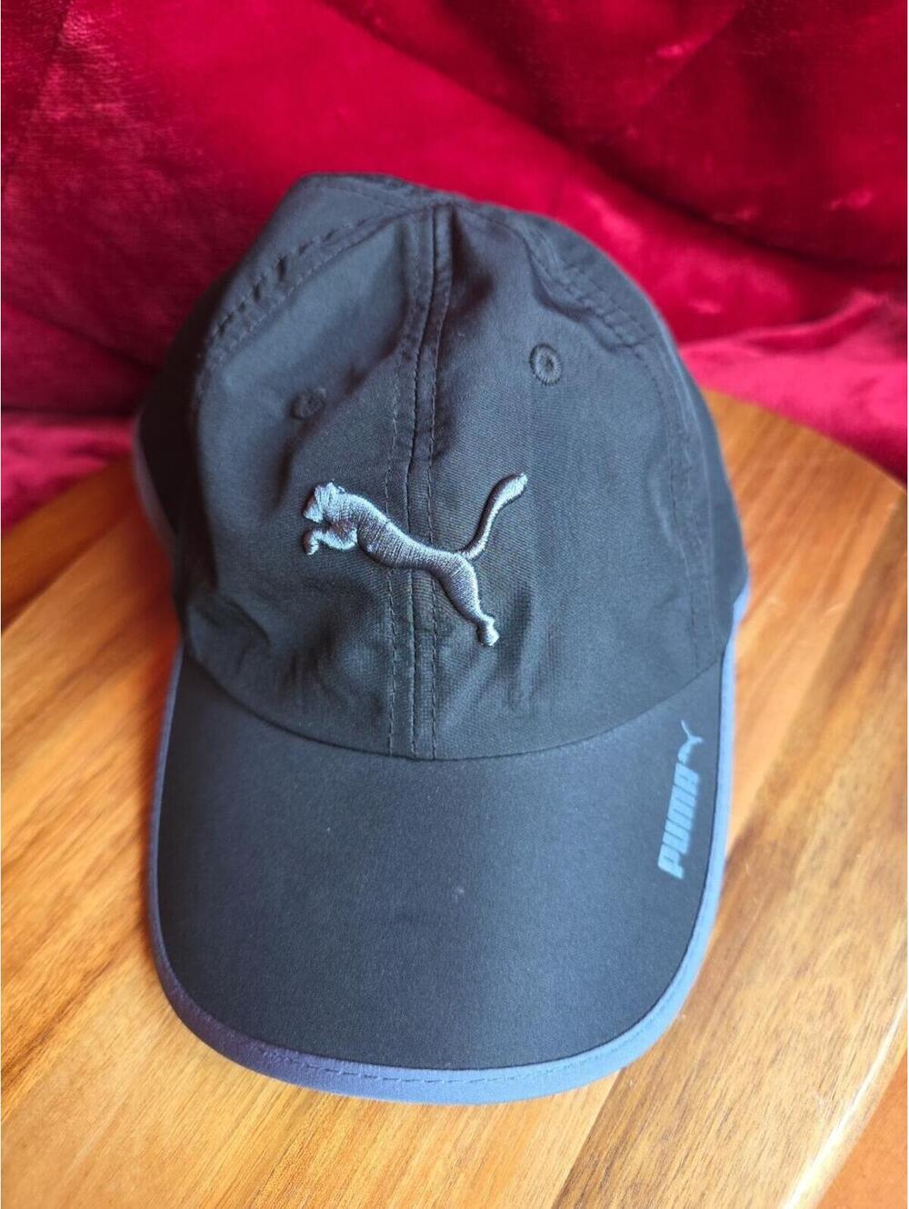 Puma Mens Womens Running Hat Black/bleu Hat Adjustable, Size OS, RN# 100759
